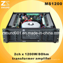 Amplificador de alta potencia profesional 1200W (MS1200)